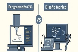 Comparativa entre Mastercam y AutoCAD para programación CNC