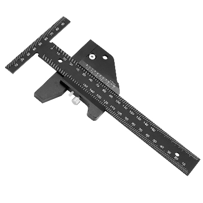 Regla tipo T de aluminio para trazado de precisión QWORK